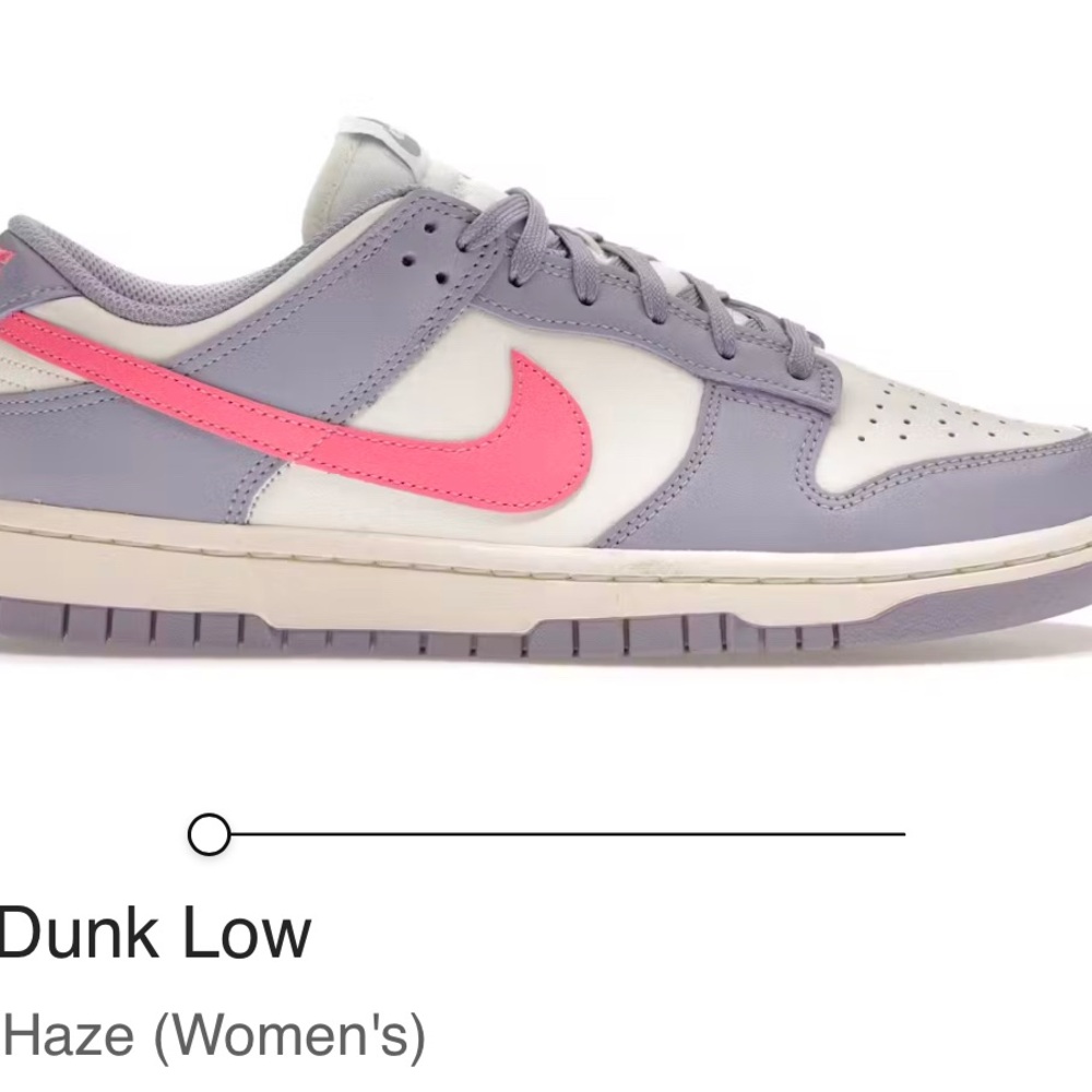Nike Dunk Low Women's Shoes - Photon Dust and Pink